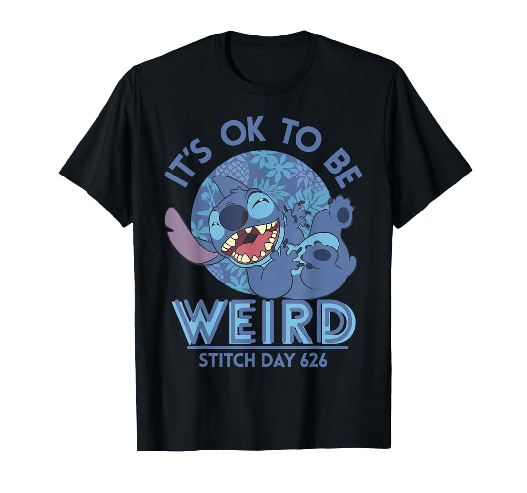 Stitch626 Disney Lilo & Stitch 626 Stitch Day It's OK To Be Weird Shor